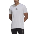 adidas Lauf-Tshirt Signature weiss Herren